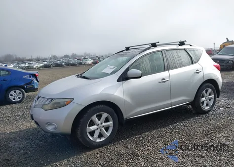 2009 Nissan Murano Sl z USA, uszkodzony, nr VIN JN8AZ18WX9W142184